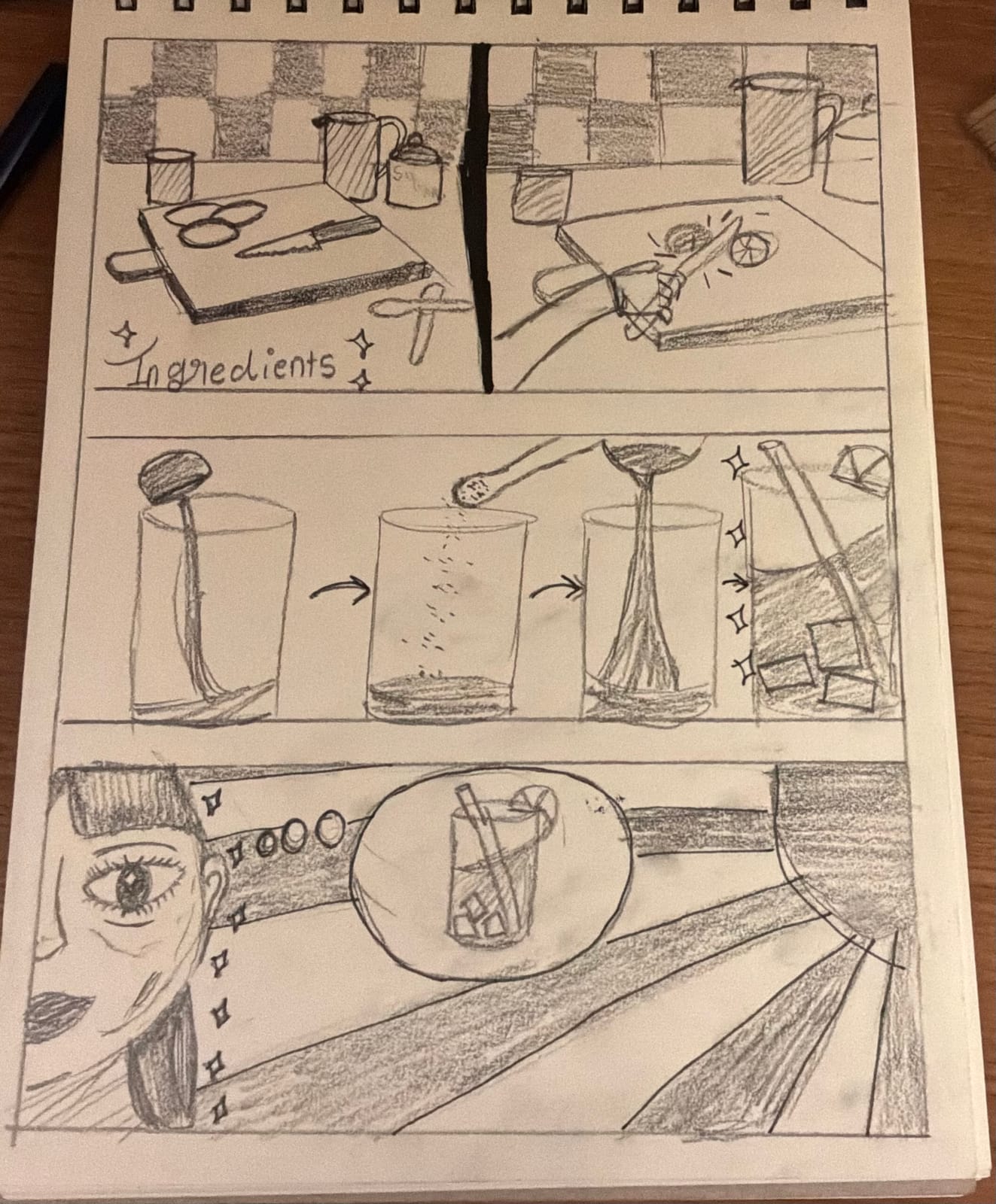 Make Lemonade — sketch by a DShala student