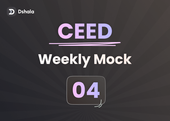 CEED Weekly MockTest