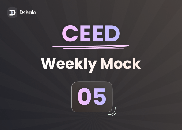 CEED Weekly MockTest
