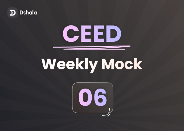 CEED Weekly MockTest